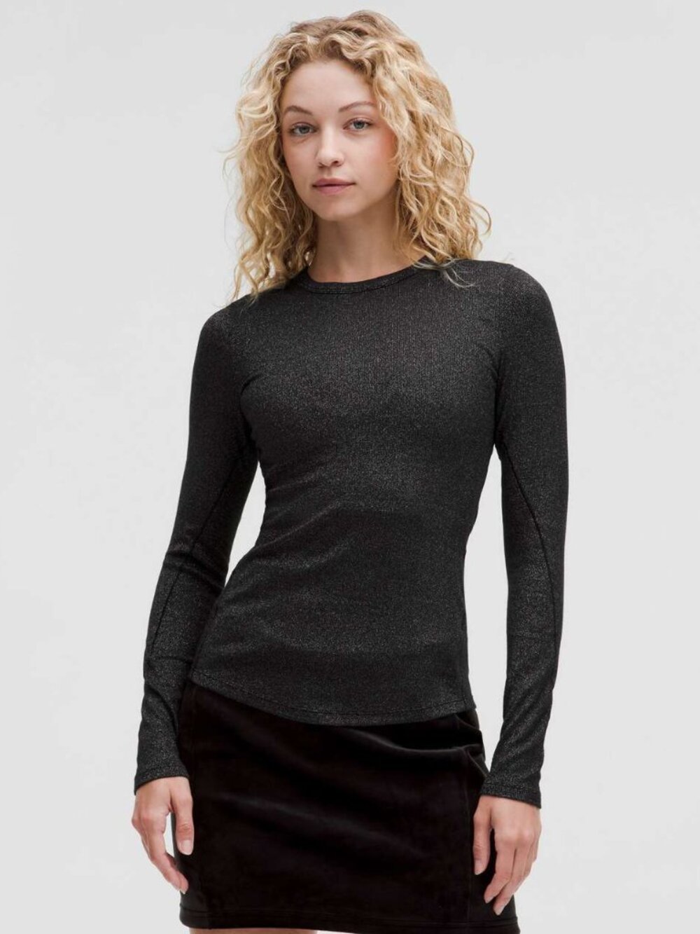 Lululemon Hold Tight Long-Sleeve Shirt *Sparkle